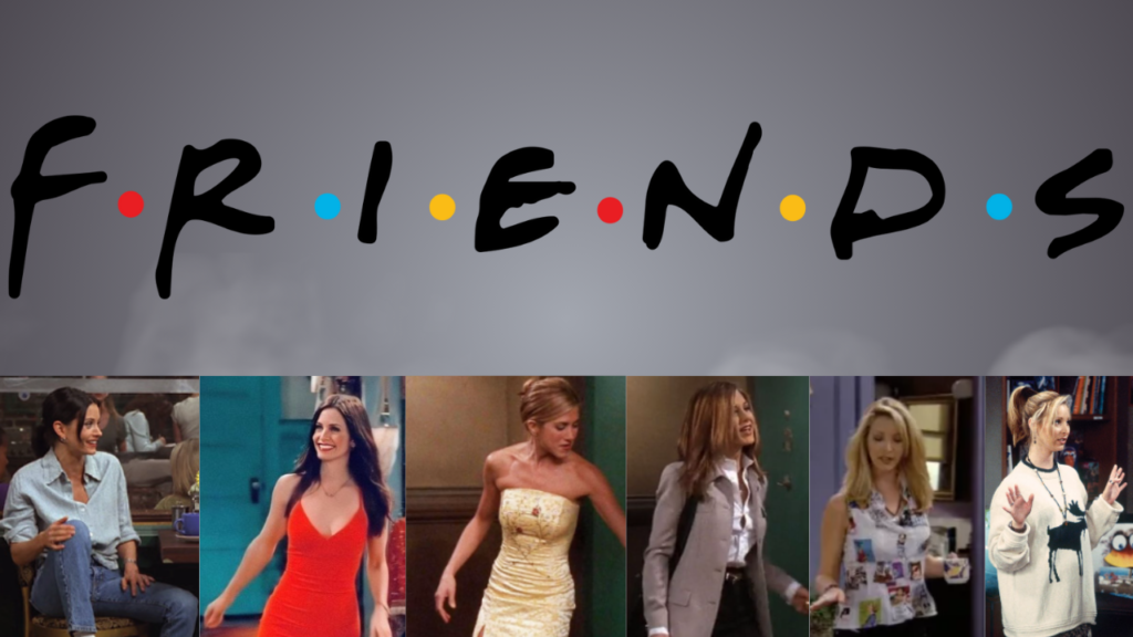 Monica. Rachel and Phoebe Outfits